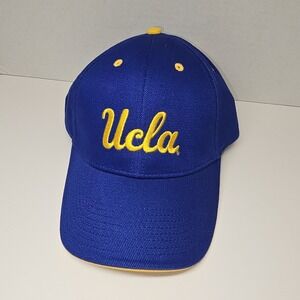 UCLA Bruins Script Adjustable‎ Hat NWT Blue Gold. Collegiate Licensed